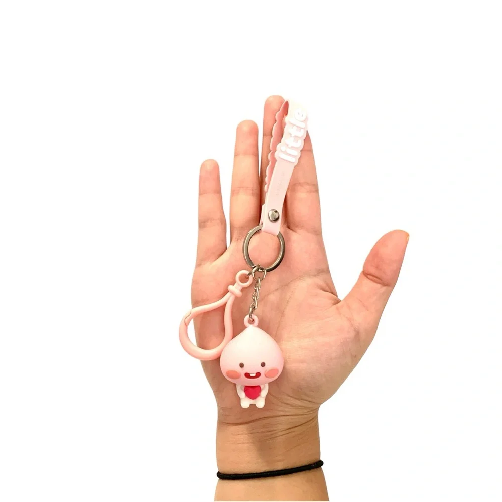 Little Peach Character Key Chain - Picture 2 of 4